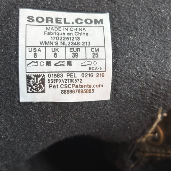 Sorel Slimpack II Lace Up Duck Boot 8 Fisherman Gorpcore Waterproof Snow Rain - Picture 9 of 10